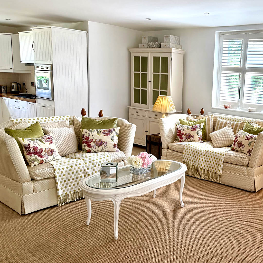 The Garden Cottage Living Room and Kitchen